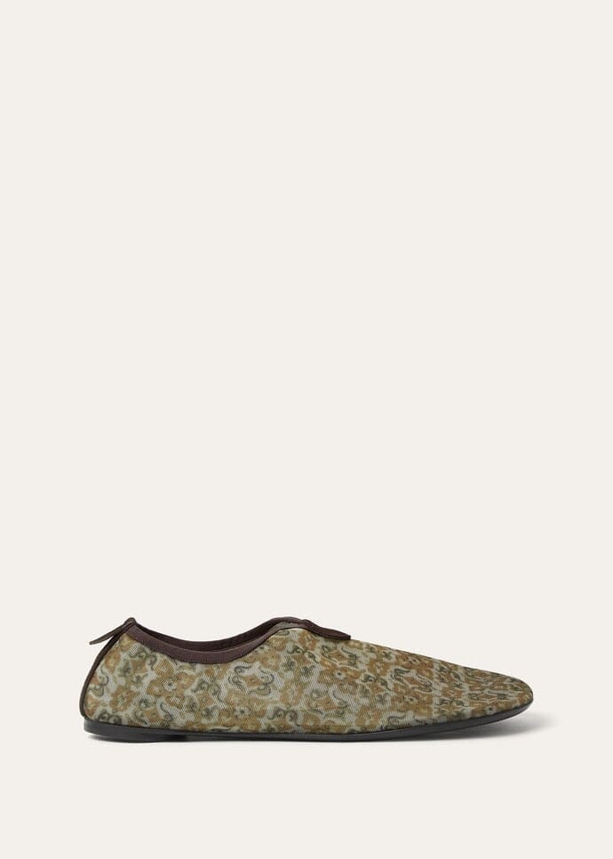 Flacher Slipper Floaty Damen - Light Olive/burnt Orange Vandhlr 