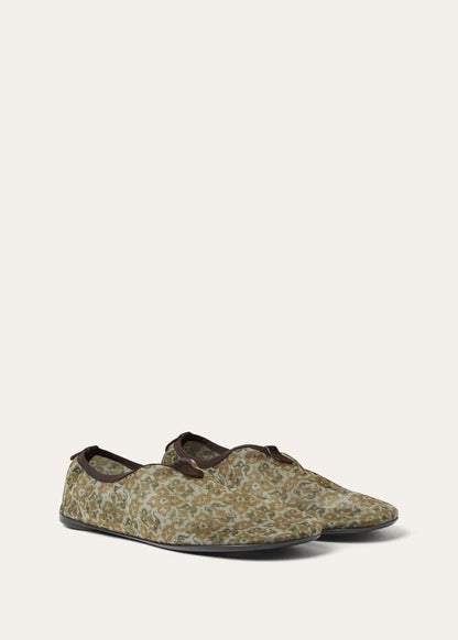 Flacher Slipper Floaty Damen - Light Olive/burnt Orange Vandhlr 