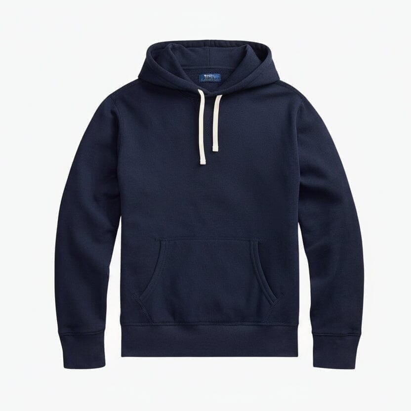 Fleece Kapuzenpullover Mit Reißverschluss Vandhlr Marineblau S 