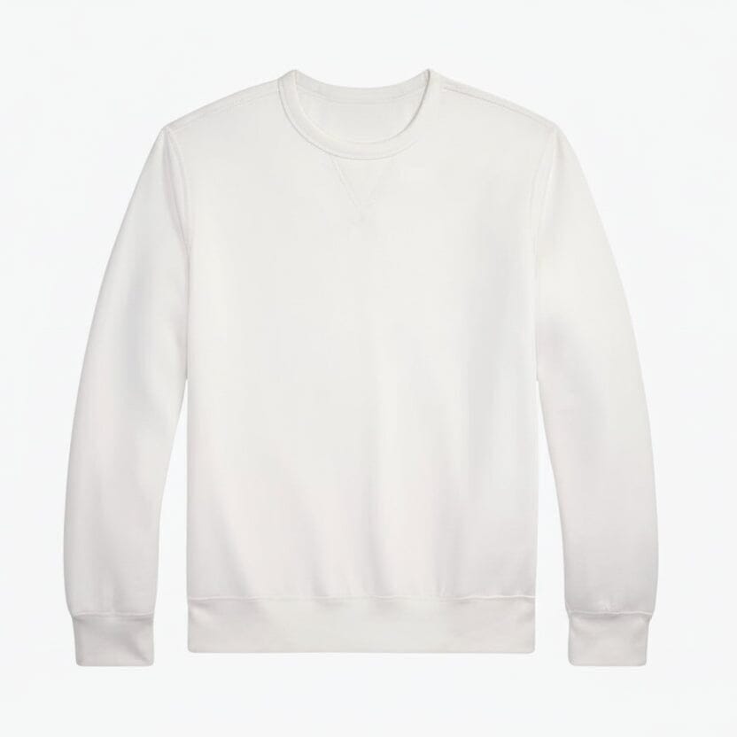 Fleece Sweatshirt Aus Baumwollmischung Vandhlr Weiß S 