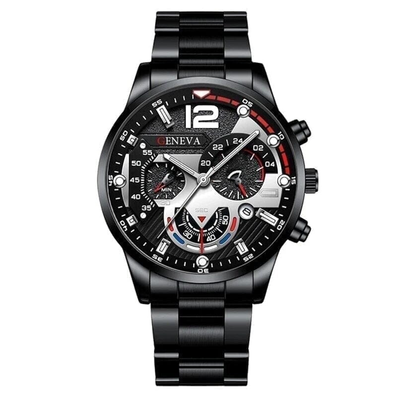 Geneva PRO Armbanduhr Vandhlr Geneva Schwarz Pro 
