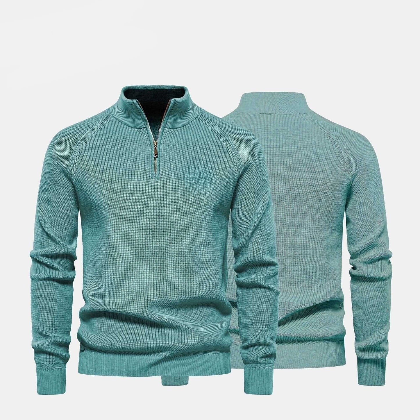 Gerippter Zip-Pullover Premium Vandhlr 