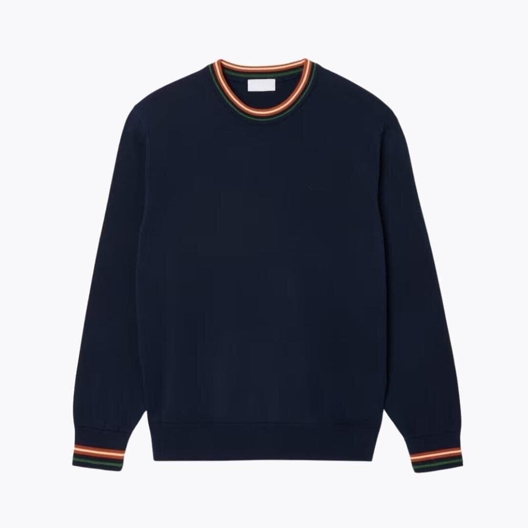 Gestreifter Baumwoll-Jersey Pullover Vandhlr Blau / Braun S 