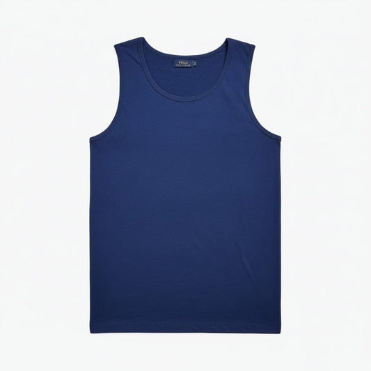 Gewaschenes Jersey Tank-Top Vandhlr Marineblau S 