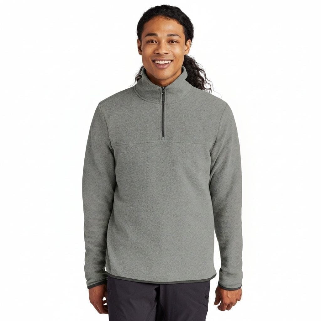 Glacier 1/4-Zip Fleecejacke Vandhlr Medium Grau Meliert S 