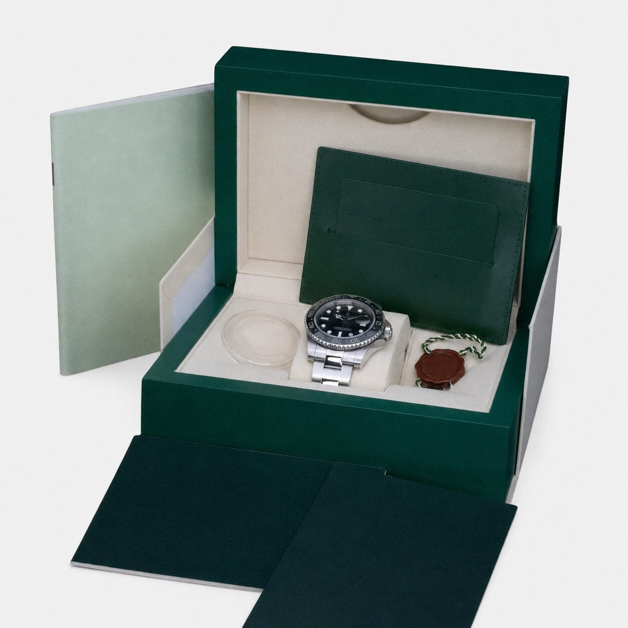 GMT-Master II 116710LN "schwarzes Zifferblatt" 40mm Vandhlr 