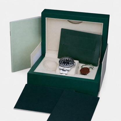 GMT-Master II 116710LN "schwarzes Zifferblatt" 40mm Vandhlr 