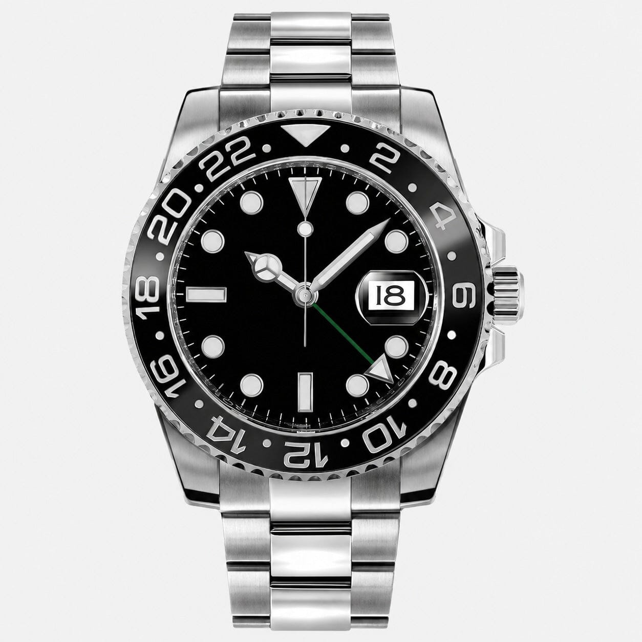 GMT-Master II 116710LN "schwarzes Zifferblatt" 40mm Vandhlr 