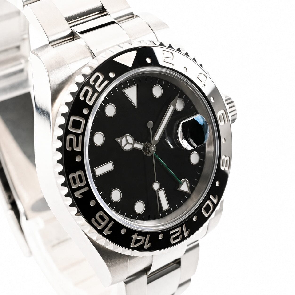 GMT-Master II 116710LN "schwarzes Zifferblatt" 40mm Vandhlr 