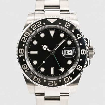 GMT-Master II 116710LN "schwarzes Zifferblatt" 40mm Vandhlr 