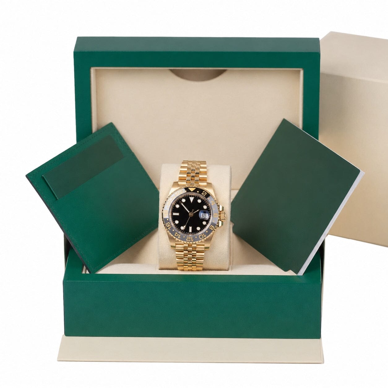 GMT-Master II 126718GRNR 'jubilee Gold' Herrenuhr Vandhlr 