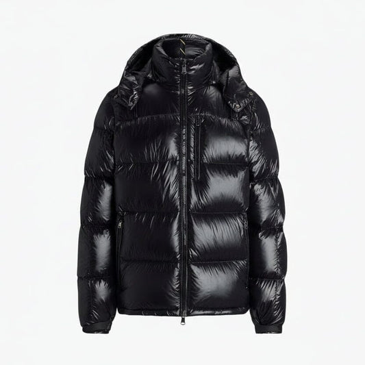 Gorham Glänzende Daunenjacke Vandhlr Polo Schwarz Glänzend S 