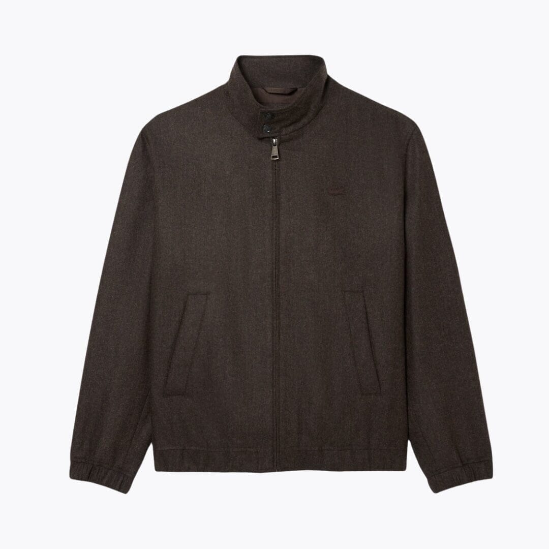 Harrington Jacke Aus Wolle Vandhlr Braun S 