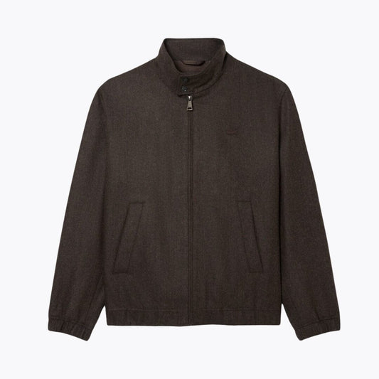 Harrington Jacke Aus Wolle Vandhlr Braun S 
