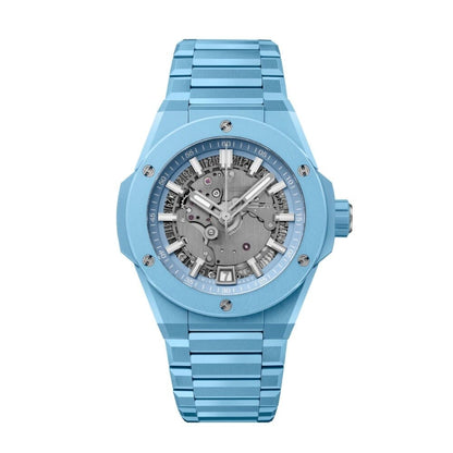 Integrated Time Only, Himmelblaue Keramik, 42 Mm Vandhlr 