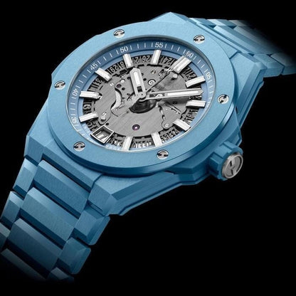 Integrated Time Only, Himmelblaue Keramik, 42 Mm Vandhlr 