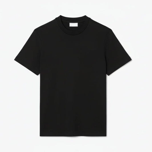 Jacquard Piqué T-SHIRT Mit Markenschriftzug Vandhlr Schwarz S 
