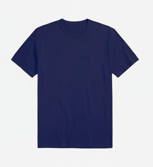 Jersey Rundhals T-SHIRT Vandhlr Marineblau S 