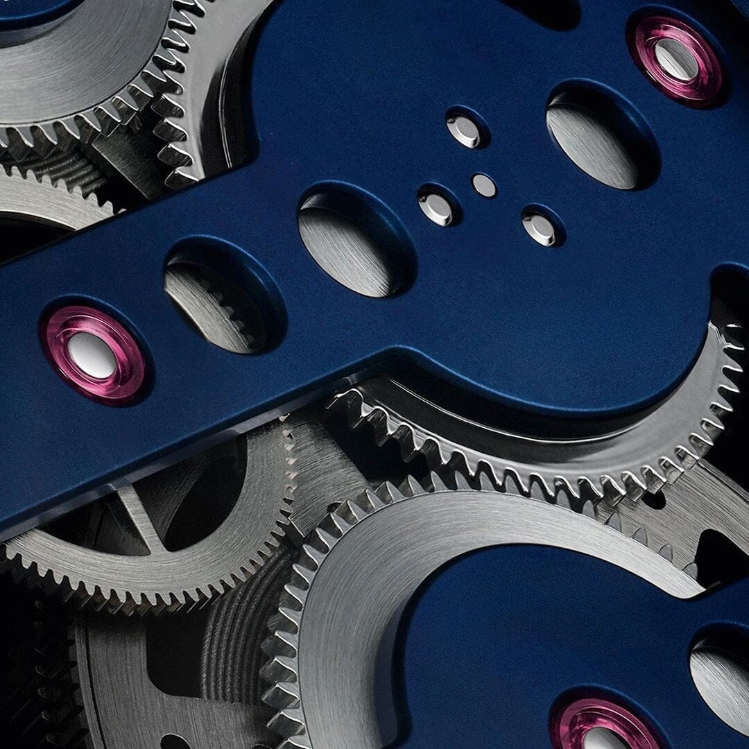 Keramik Blau 45mm Herrenchronograph Vandhlr 