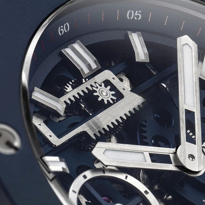 Keramik Blau 45mm Herrenchronograph Vandhlr 