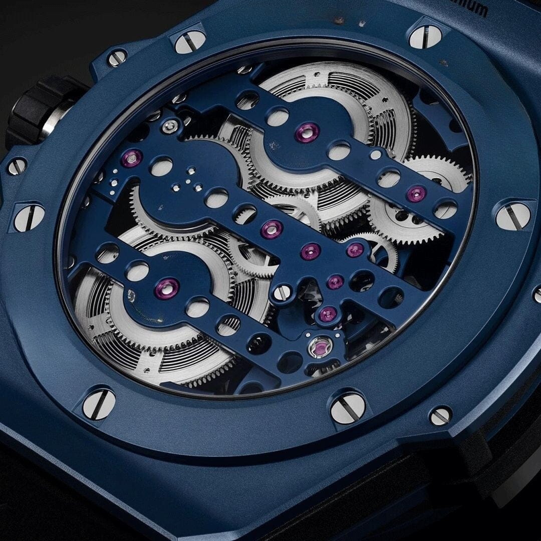 Keramik Blau 45mm Herrenchronograph Vandhlr 