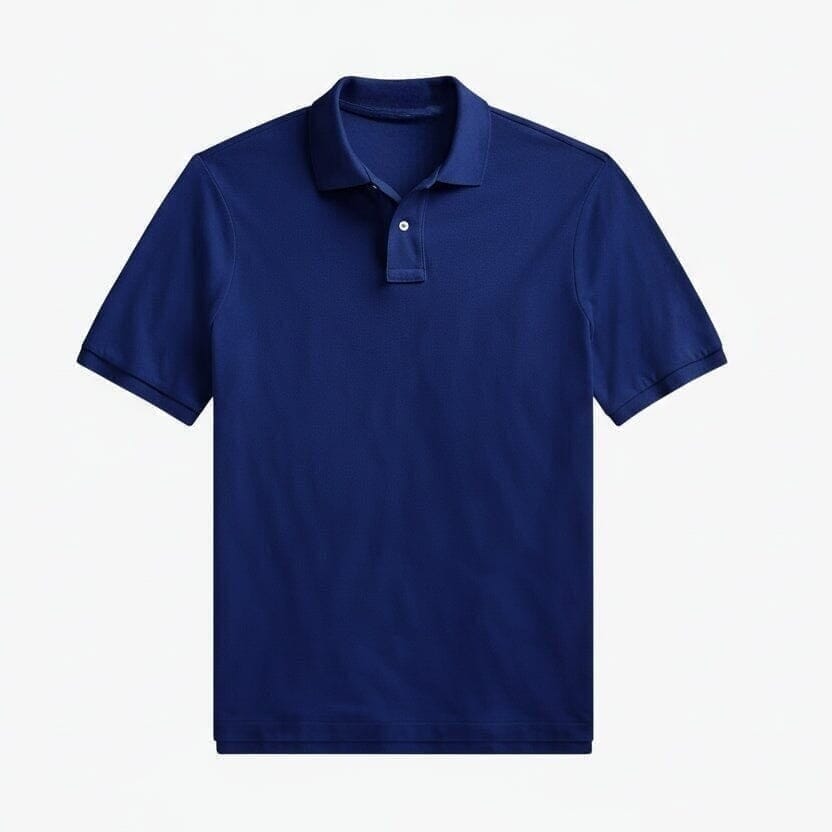 Klassisches Mesh Poloshirt Vandhlr Büro Blau S 