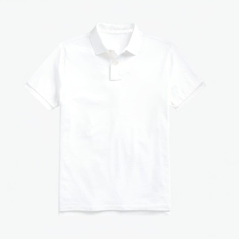 Klassisches Mesh Poloshirt Vandhlr Weiß/Marine S 