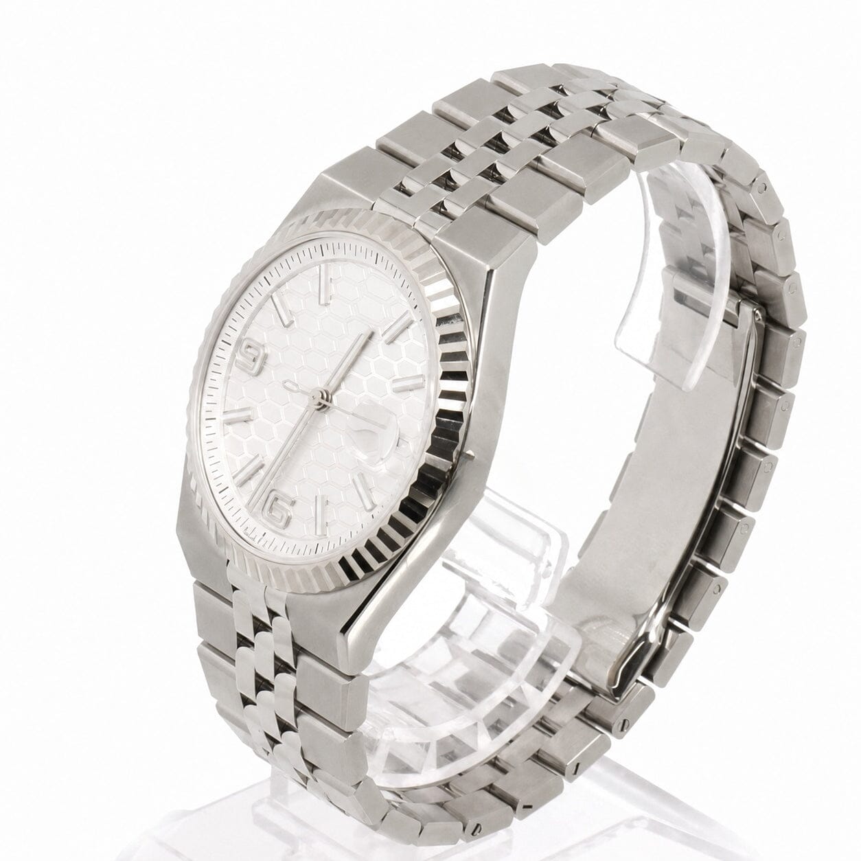 Land-Dweller 127334 "weißes Zifferblatt" 40mm Vandhlr 