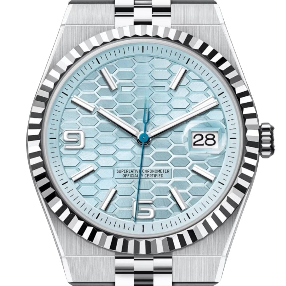 Land-Dweller 127336 "ice Blue Zifferblatt" 40mm Vandhlr 