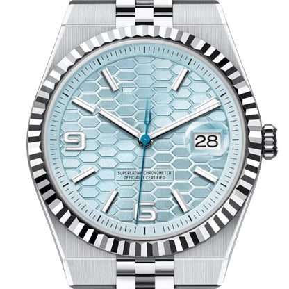 Land-Dweller 127336 "ice Blue Zifferblatt" 40mm Vandhlr 