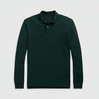 Langarm-Poloshirt Aus Mesh-Baumwolle Vandhlr 