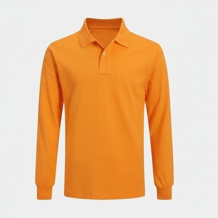 Langarm Slim Fit Businesshemd Vandhlr Orange S 