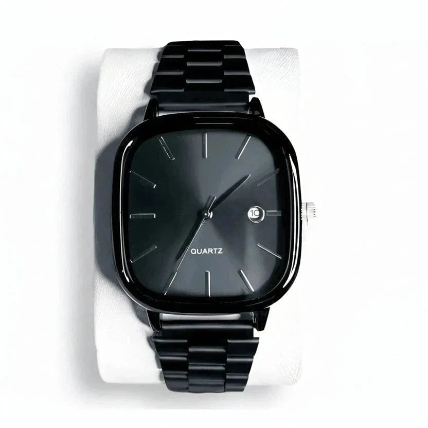 Luxuriöse 36mm Armbanduhr - Wasserdicht | Edelstahl Vandhlr Schwarz 