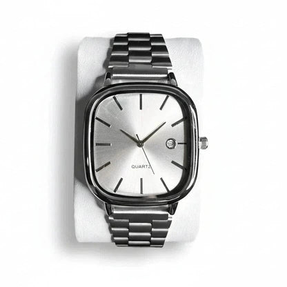 Luxuriöse 36mm Armbanduhr - Wasserdicht | Edelstahl Vandhlr Silber 