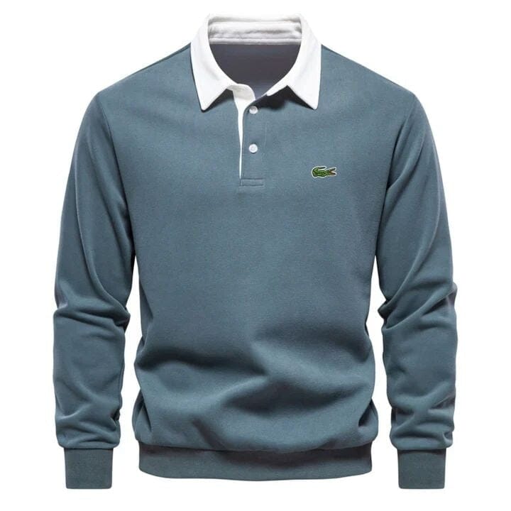 Modern Polo Sweatshirt - Räumungsverkauf Vandhlr Blau S 