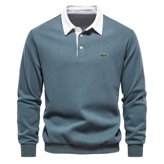 Modern Polo Sweatshirt - Räumungsverkauf Vandhlr Blau S 