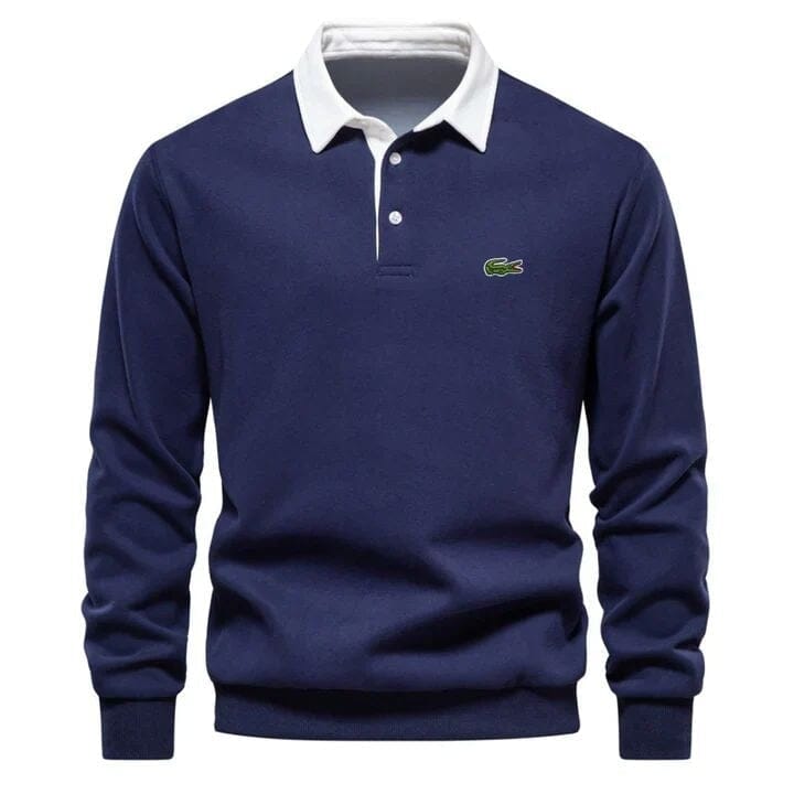 Modern Polo Sweatshirt - Räumungsverkauf Vandhlr Hellblau S 