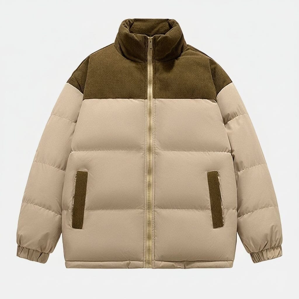 Nuptse Isolierte Daunenjacke Vandhlr Beige Panda S 