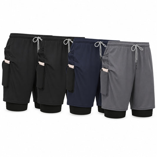 ATHLORA Dualrun Shorts – 4 Pack
