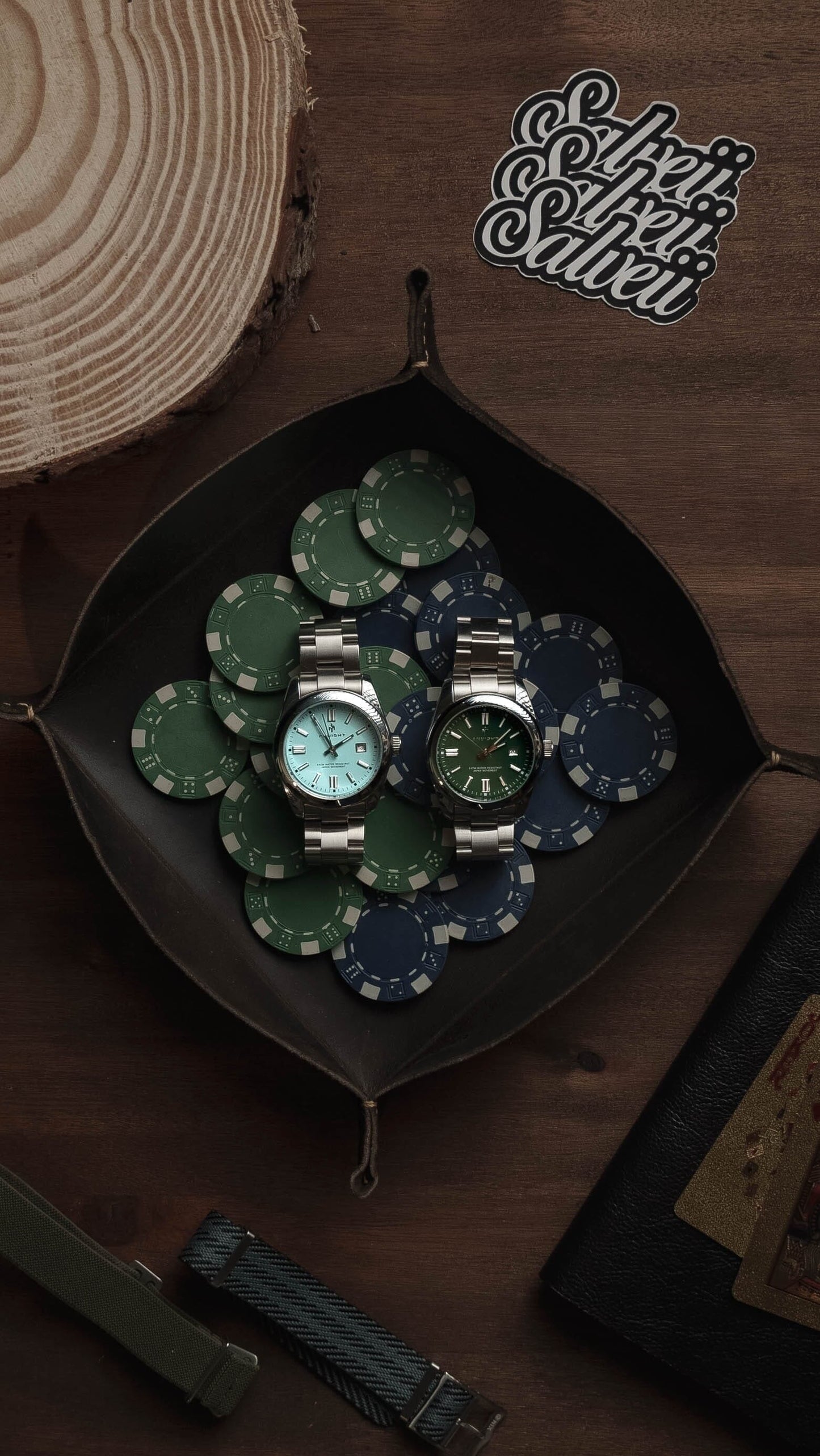 PD Aknight 2113 Herren Quarzuhr - 39mm Edelstahl Vandhlr 