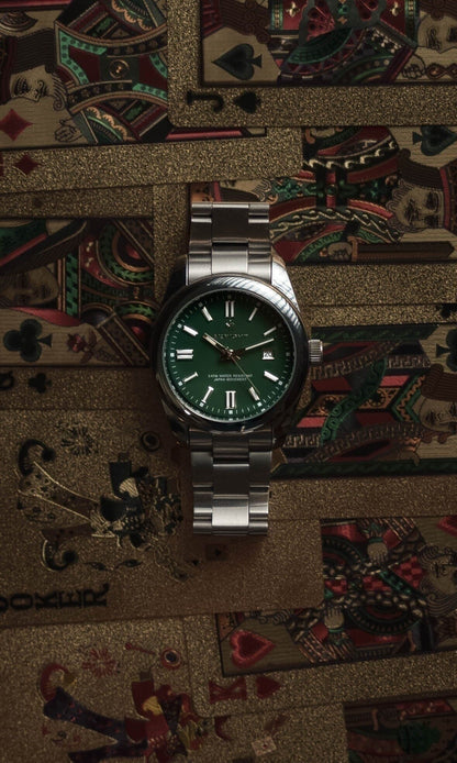 PD Aknight 2113 Herren Quarzuhr - 39mm Edelstahl Vandhlr 