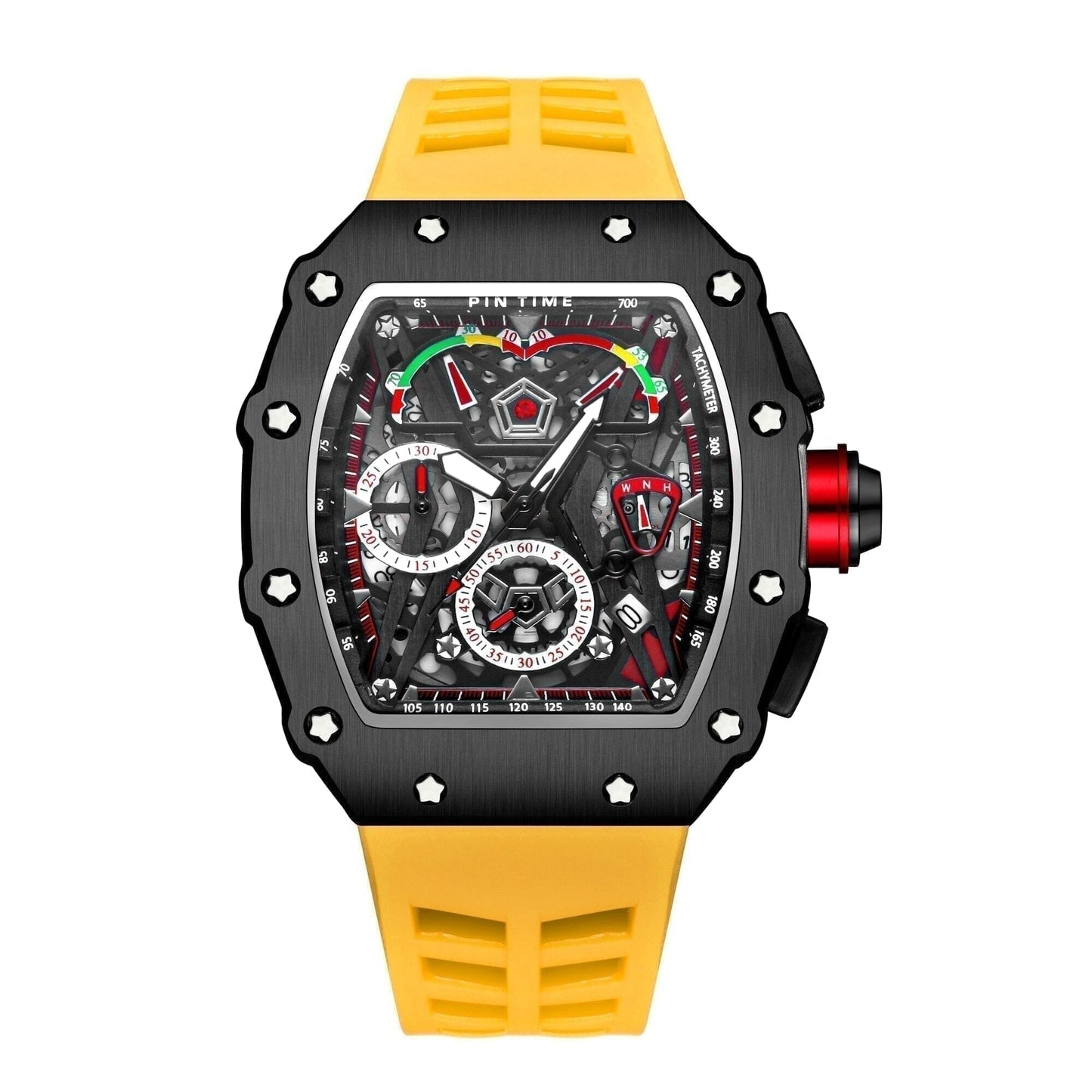 Pintime 42mm Smartwatch Vandhlr Gelb 