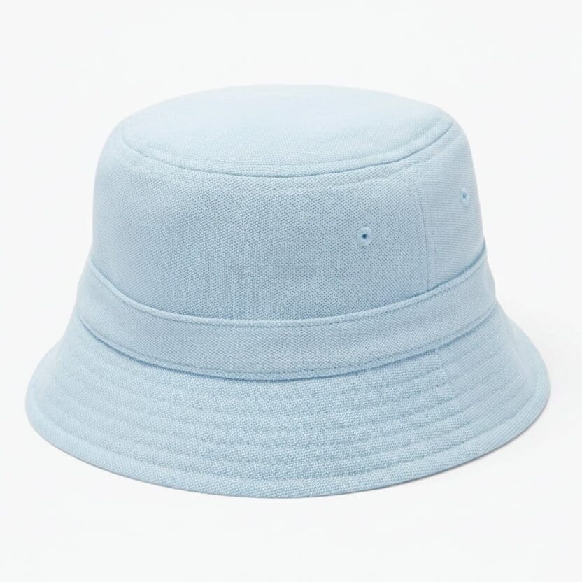 Piqué Bucket Hat Aus Bio-Baumwolle Vandhlr Hellblau 