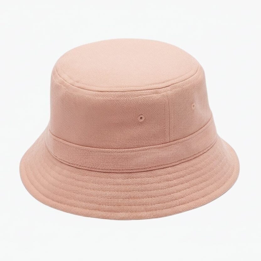 Piqué Bucket Hat Aus Bio-Baumwolle Vandhlr Rosa Beige 