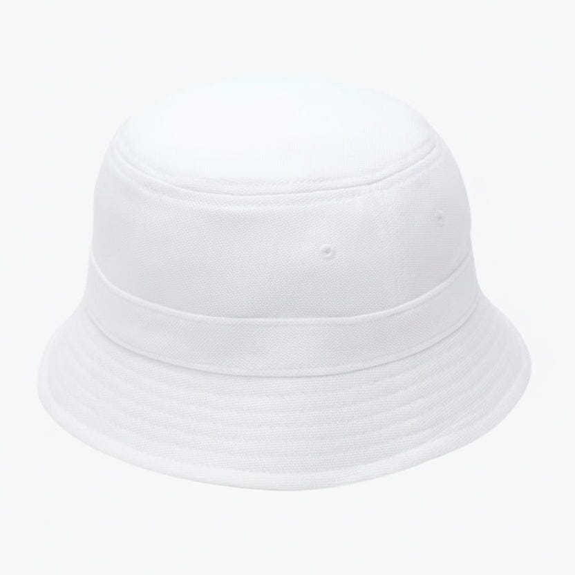 Piqué Bucket Hat Aus Bio-Baumwolle Vandhlr Weiß 