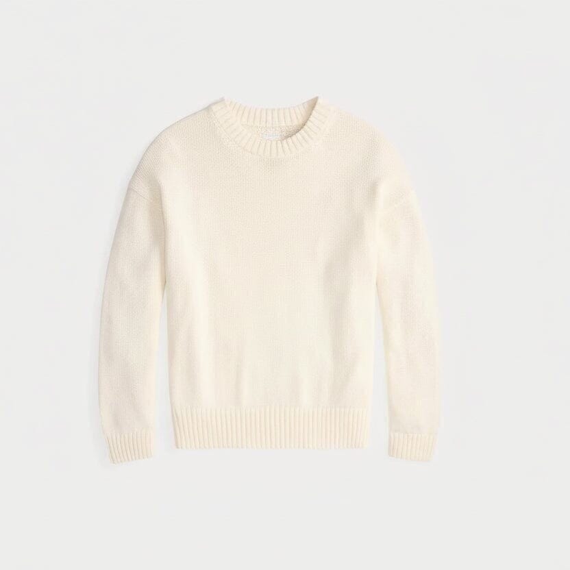 Polo Bear Baumwoll-Pullover Mit Rundhalsausschnitt Vandhlr Weiß S 