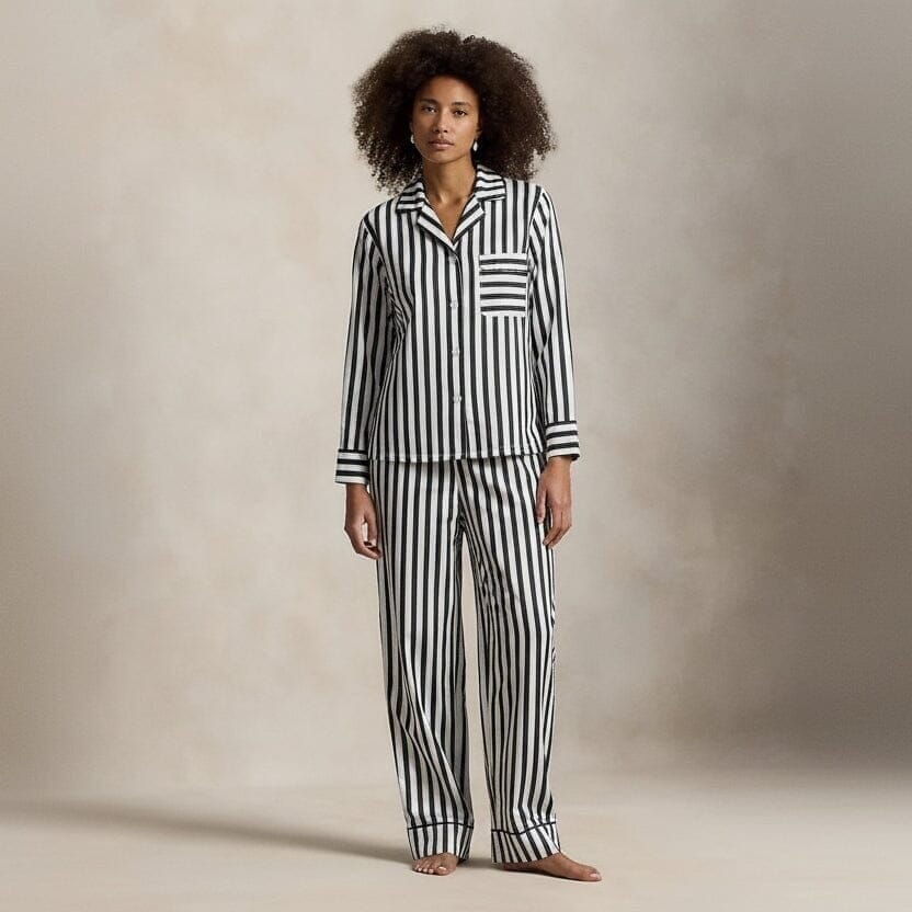 Polo Bear Baumwoll-Sateen Pyjama-Set Vandhlr 