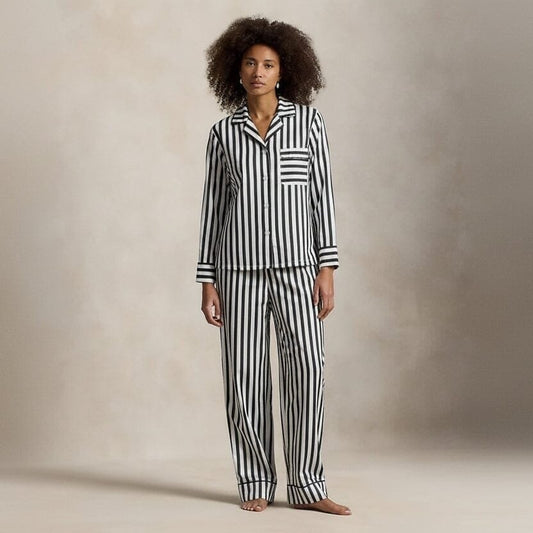 Polo Bear Baumwoll-Sateen Pyjama-Set Vandhlr 