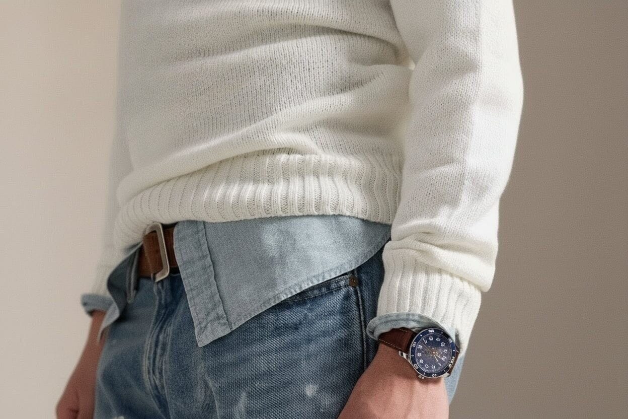 Polo Bear Baumwolle-Leinen Pullover Vandhlr 
