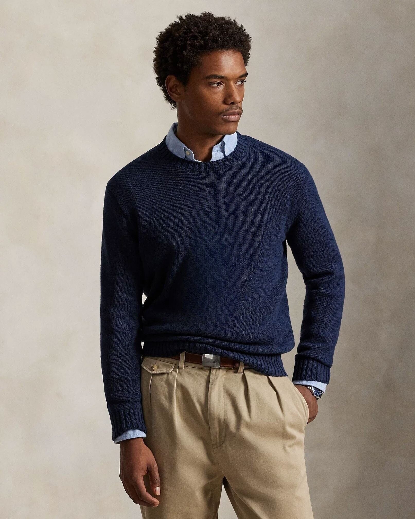 Polo Bear Baumwolle-Leinen Pullover Vandhlr 